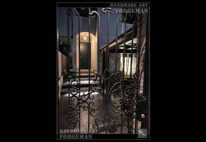 Wrought Iron Single Swing Gate