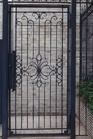 Wrought Iron Single Swing Gate