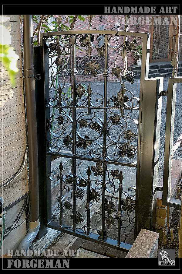 Wrought Iron Single Swing Gate