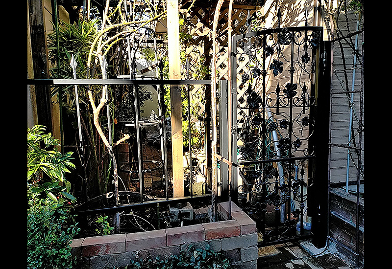 Wrought Iron Single Swing Gate
