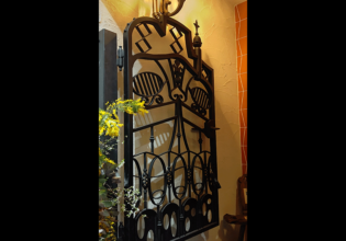 Wrought Iron Single Swing Gate