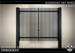 Wrought Iron Double Swing Gate