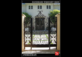Wrought Iron Single Swing Gate