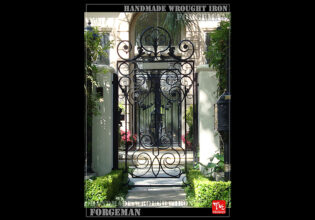 Wrought Iron Single Swing Gate