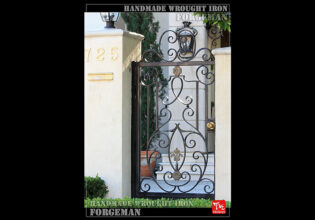 Wrought Iron Single Swing Gate