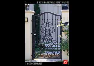 Wrought Iron Single Swing Gate