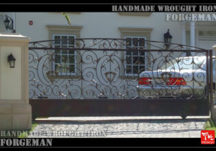 Wrought Iron Sliding Gate