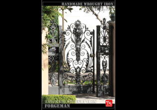 Wrought Iron Single Swing Gate