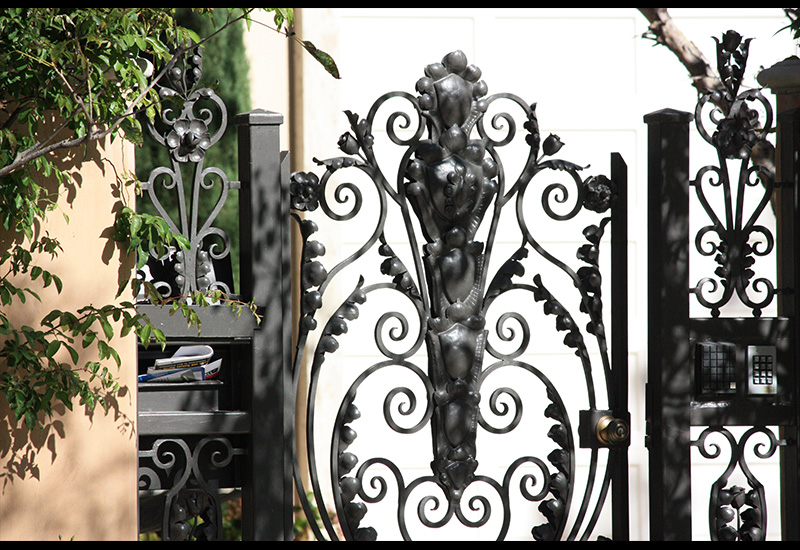 Wrought Iron Single Swing Gate