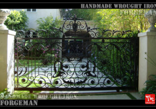 Wrought Iron Sliding Gate