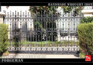 Wrought Iron Sliding Gate