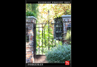 Wrought Iron Single Swing Gate