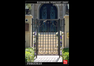 Wrought Iron Single Swing Gate