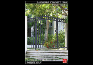 Wrought Iron Single Swing Gate