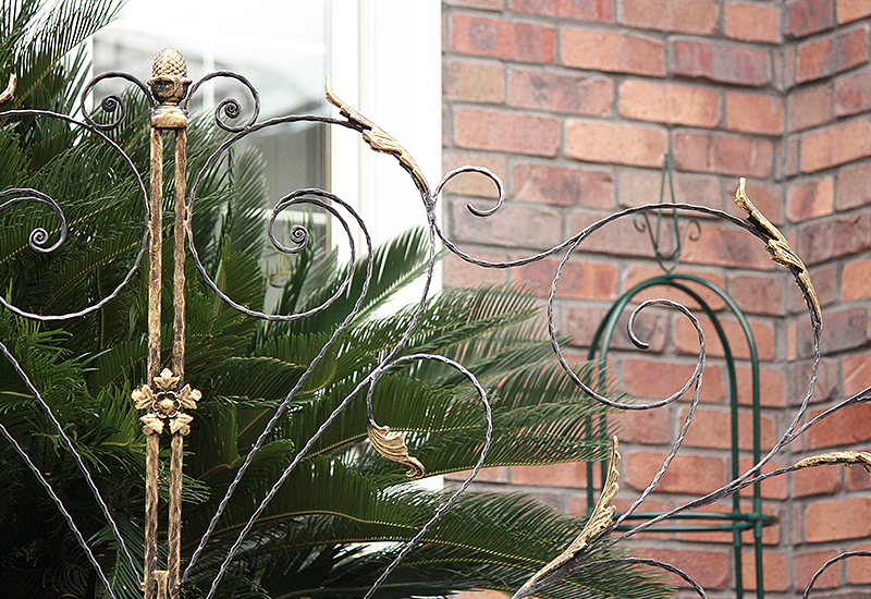 Wrought Iron Exterior Fence