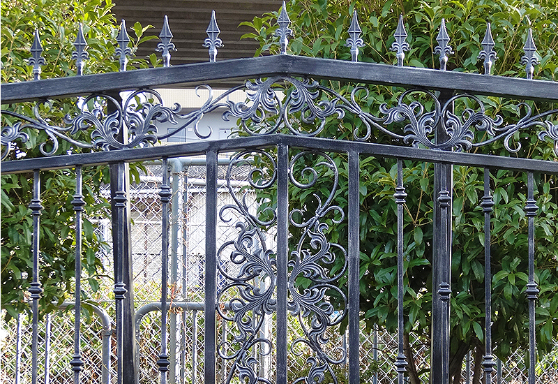 Wrought Iron Sliding Gate