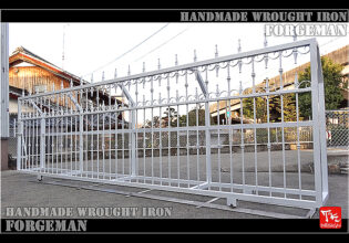 Wrought Iron Sliding Gate
