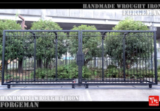 Wrought Iron Sliding Gate