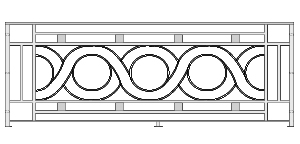 Wrought Iron Balcony Fence
