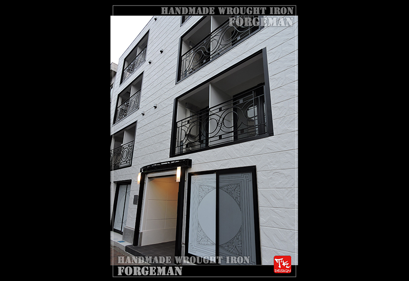 Wrought Iron Balcony Fence