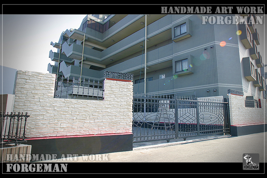 Wrought Iron Sliding Gate