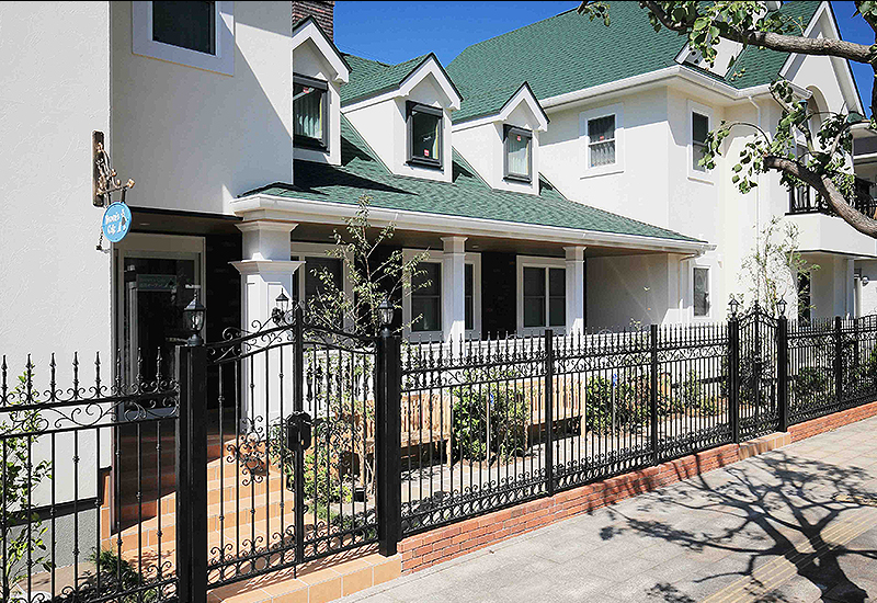 Wrought Iron Exterior Fence