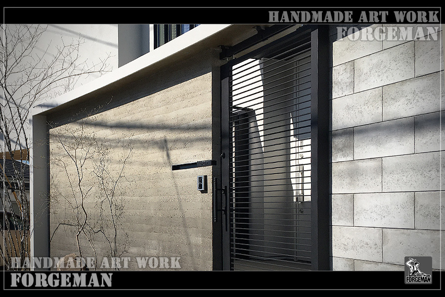 Wrought Iron Sliding Gate