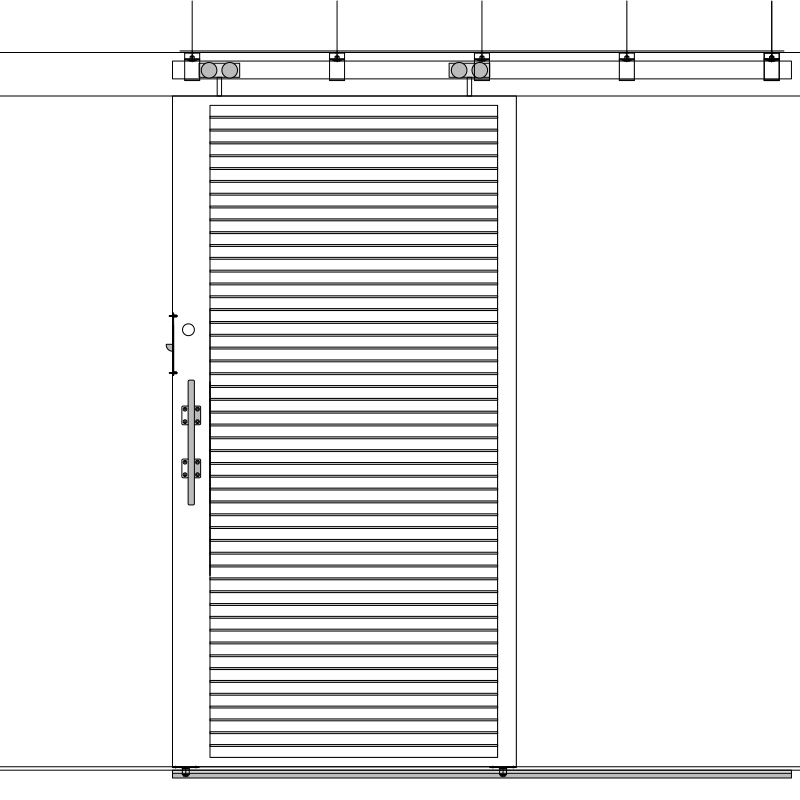 Wrought Iron Sliding Gate
