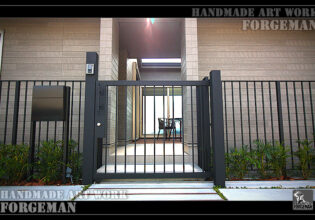 Wrought Iron Sliding Gate