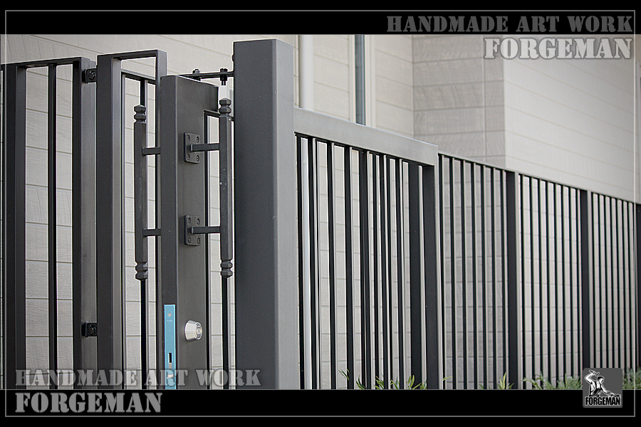 Wrought Iron Sliding Gate