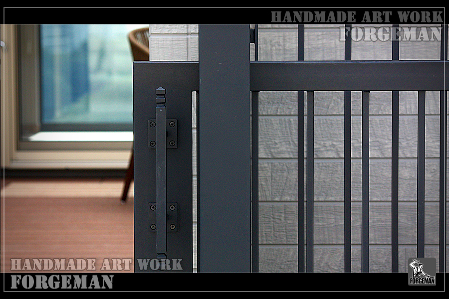 Wrought Iron Sliding Gate