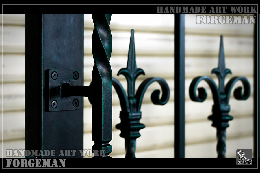 Wrought Iron Sliding Gate