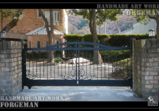 Wrought Iron Sliding Gate