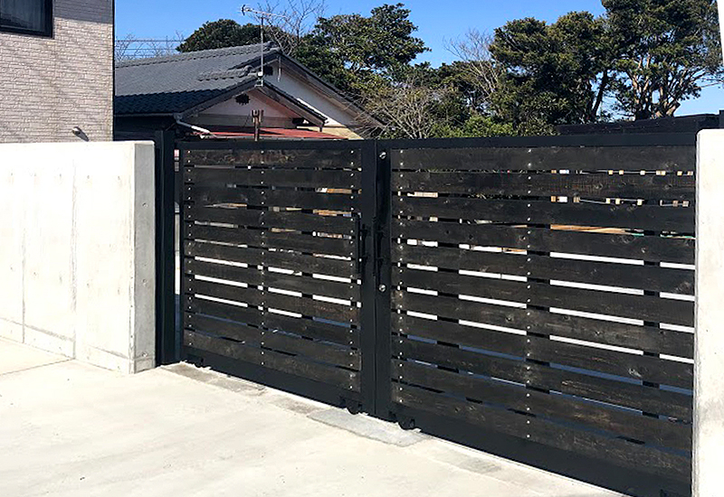 Wrought Iron Sliding Gate