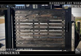 Wrought Iron Sliding Gate