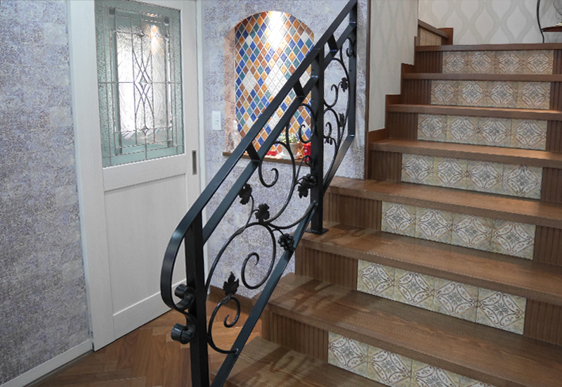 Wrought Iron Stair Fence