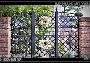 Wrought Iron Garden Fence