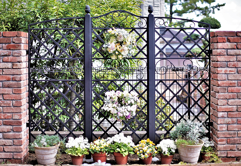 Wrought Iron Garden Fence