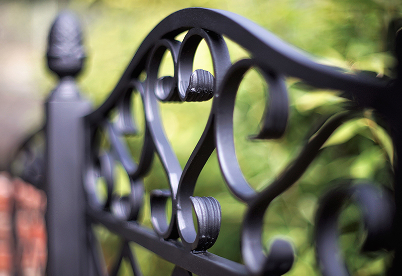 Wrought Iron Garden Fence