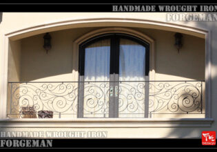 Wrought Iron Balcony Fence