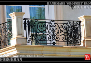 Wrought Iron Balcony Fence