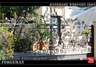 Wrought Iron Sliding Gate