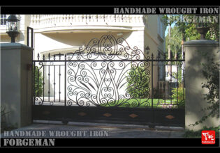 Wrought Iron Sliding Gate