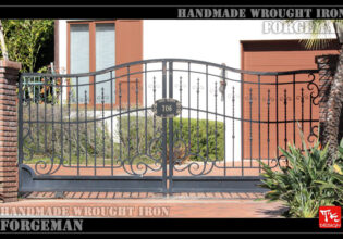 Wrought Iron Sliding Gate