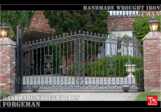 Wrought Iron Sliding Gate