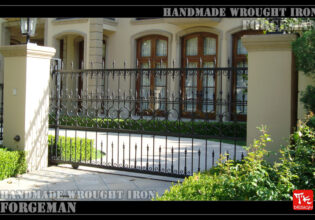 Wrought Iron Sliding Gate