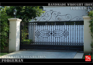 Wrought Iron Sliding Gate