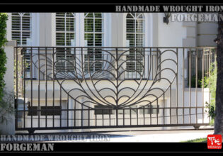 Wrought Iron Sliding Gate
