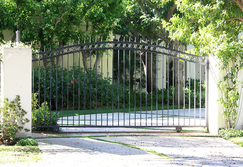 Wrought Iron Sliding Gate