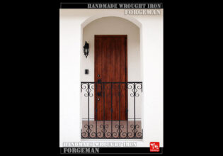 Wrought Iron Exterior Fence